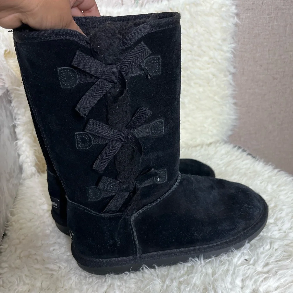 Koolaburra By Ugg Boots Girls Size 5 Youth Black